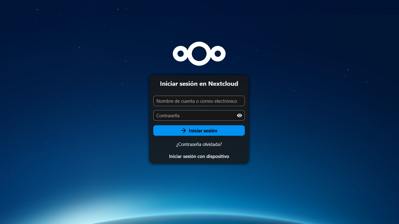 Login Nextcloud